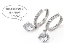 韓國設計紫色鋯石水鉆耳環 義烏廠家直銷，打造美發飾品新風尚